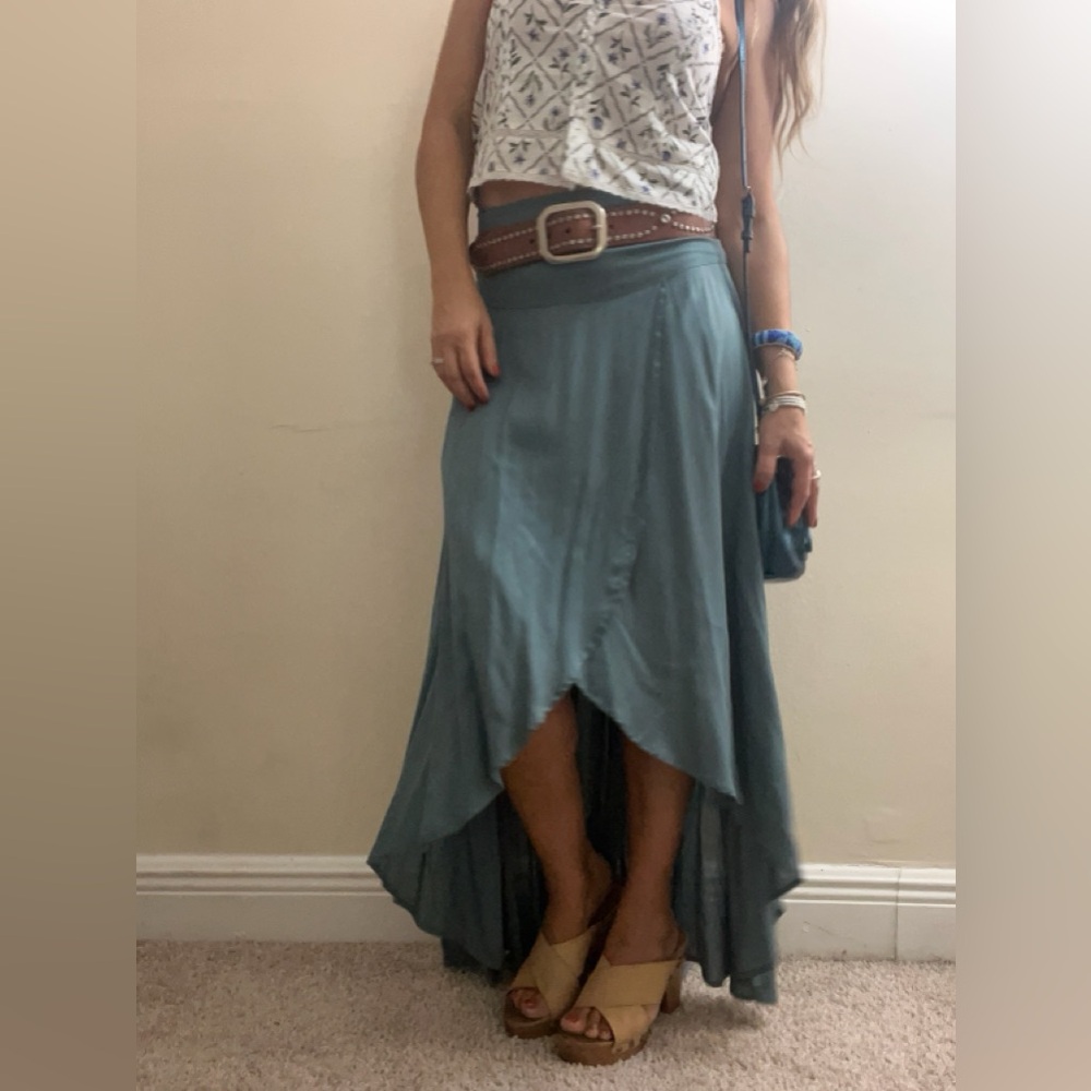 O'Neill Teal High-Low Prairie Maxi Skirt 🪺🪺 smalll